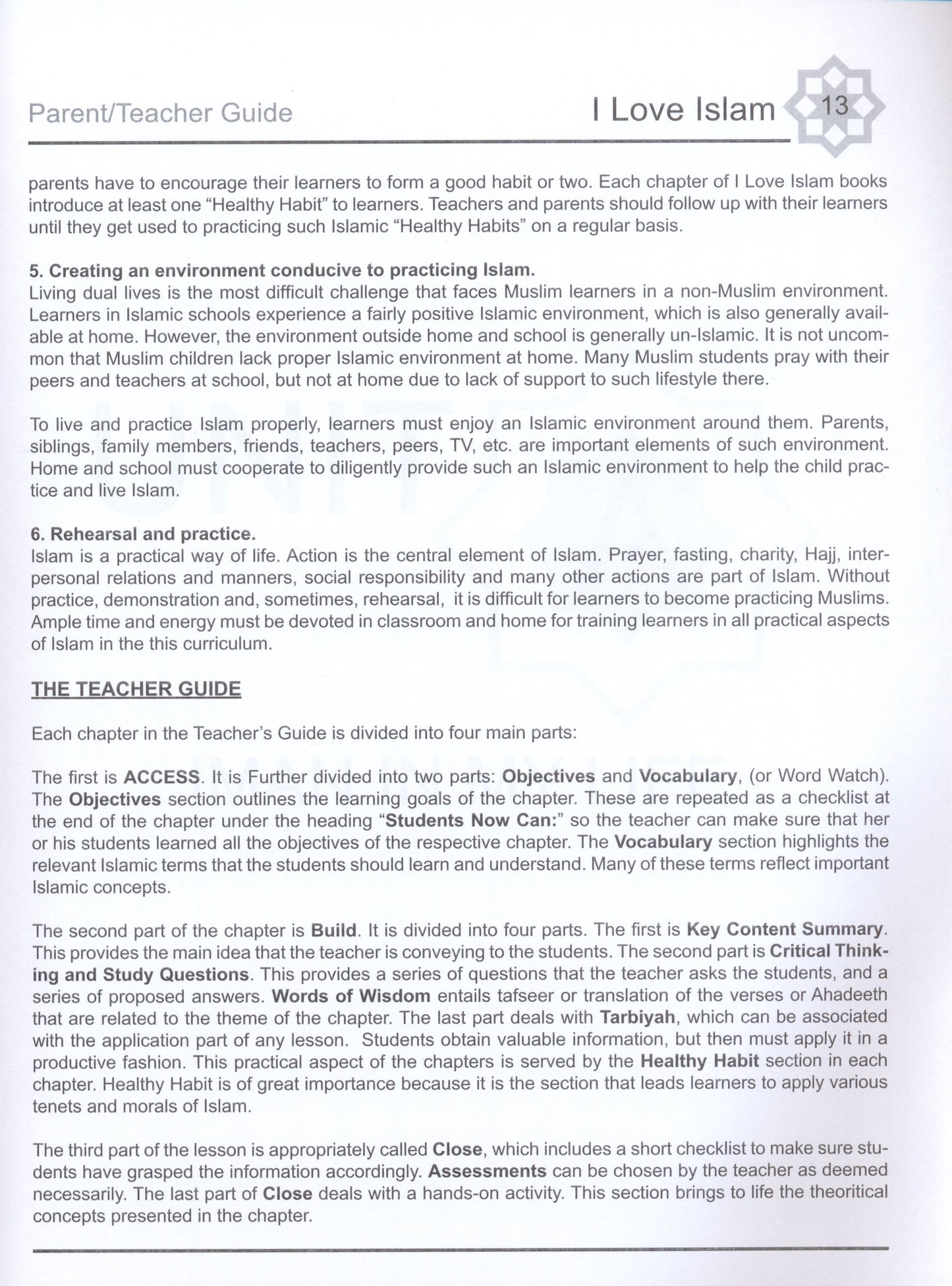 I Love Islam Teacher Book Level 2 ( 2nd Grade )