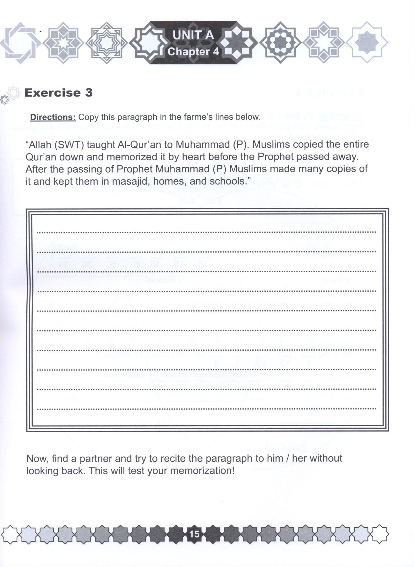 I Love Islam Workbook Level 3 ( 3rd Grade )