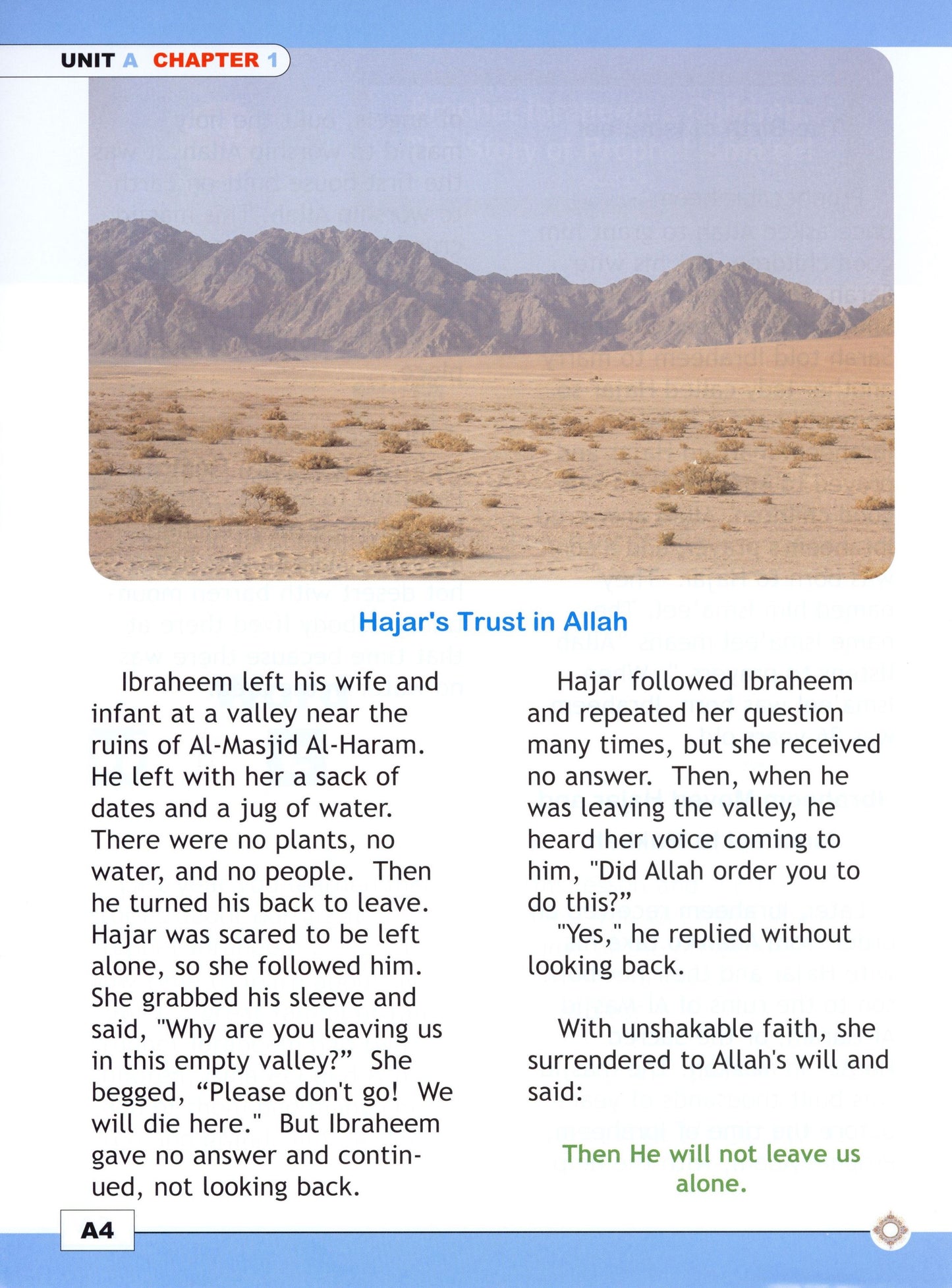 I Love Islam Textbook Level 4 ( 4th Grade )
