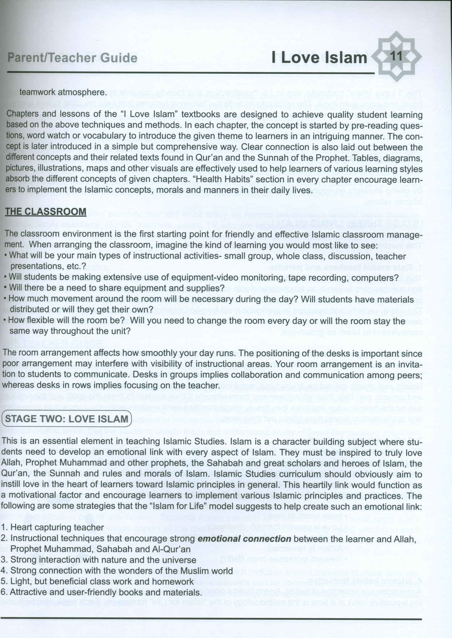 I Love Islam Teacher Book Level 1 ( 1st Grade )