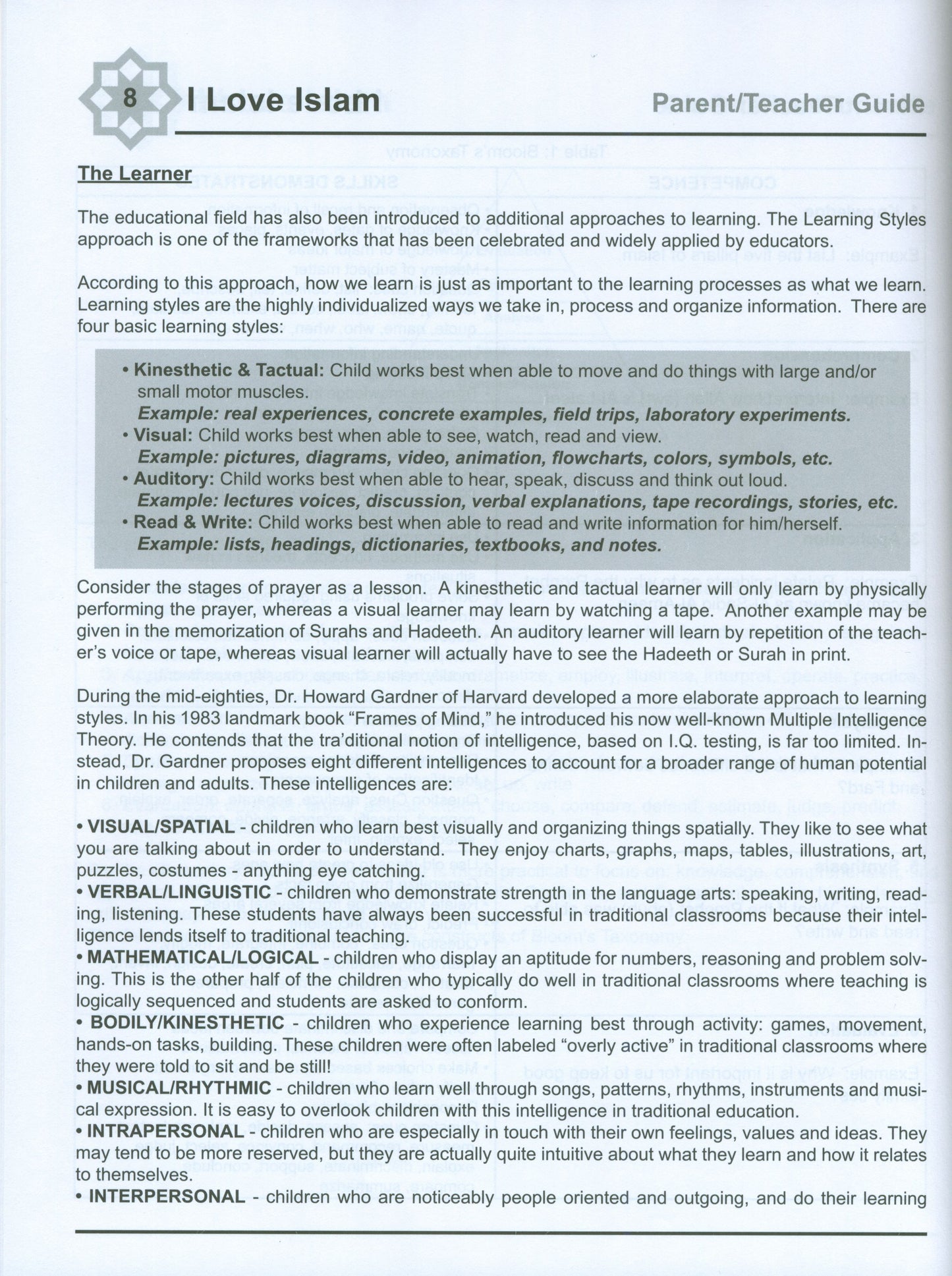 I Love Islam Teacher Book Level 5 ( 5th Grade )
