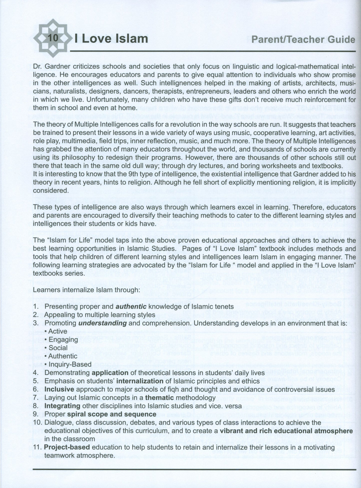 I Love Islam Teacher Book Level 5 ( 5th Grade )