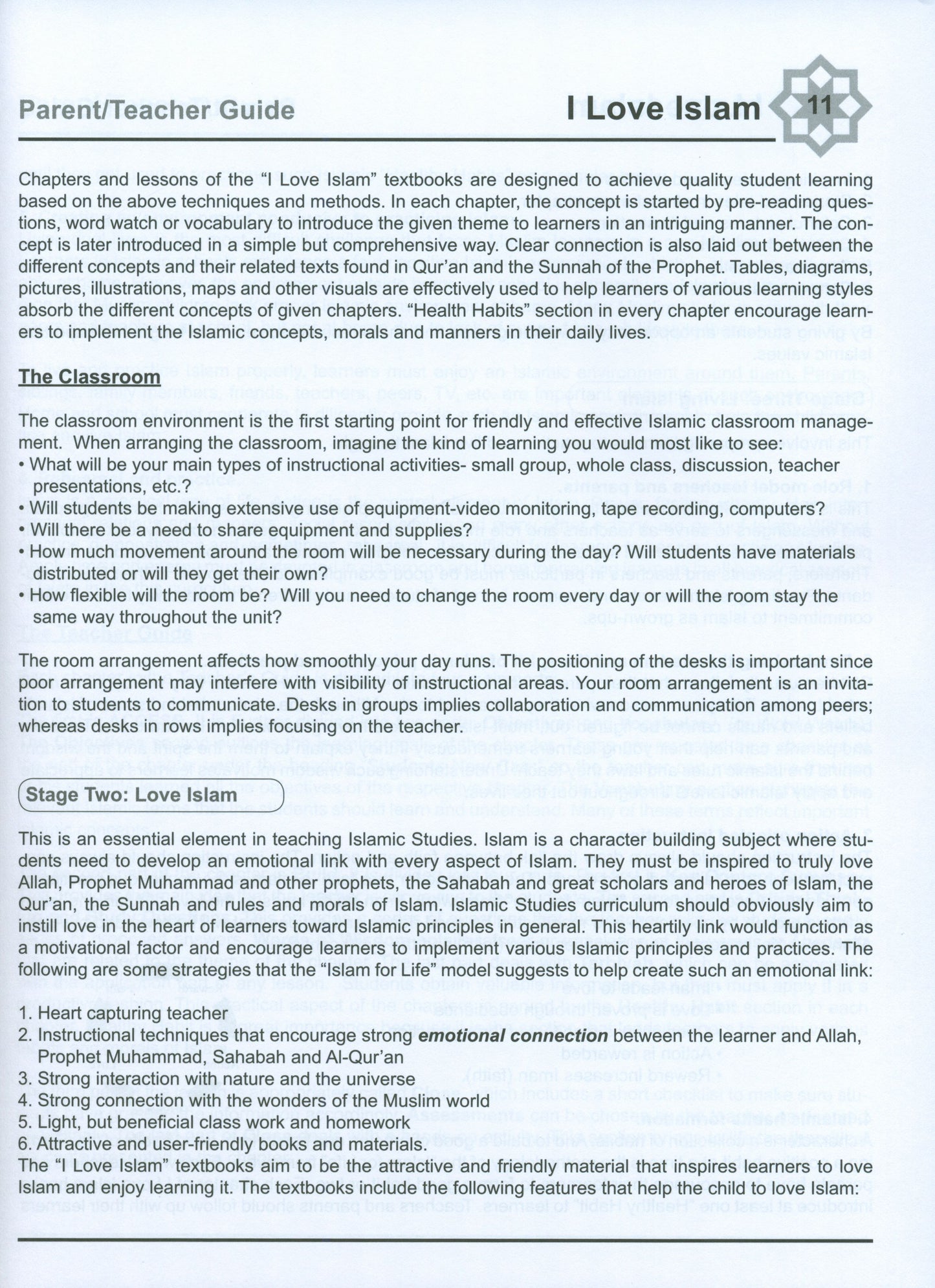 I Love Islam Teacher Book Level 5 ( 5th Grade )